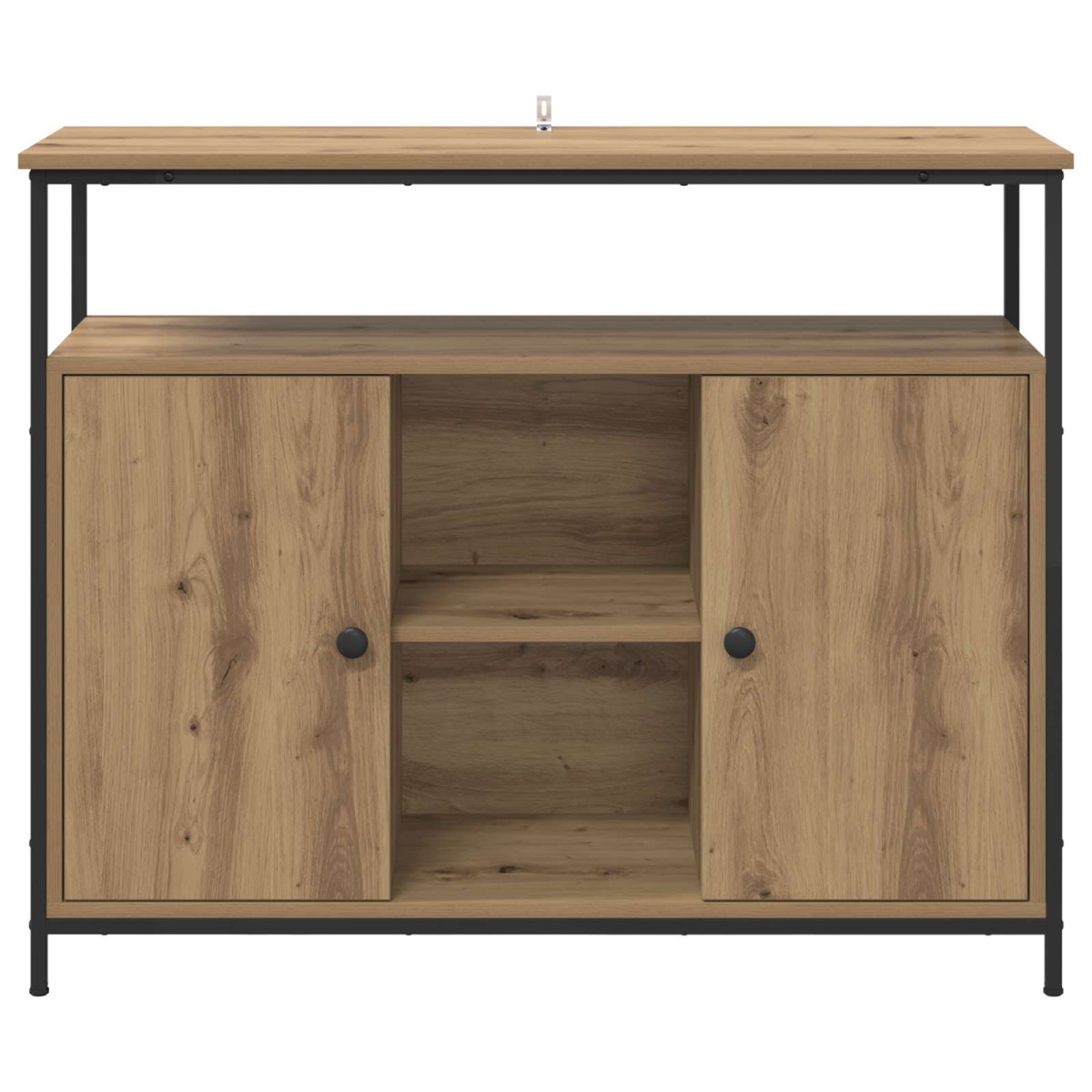 vidaXL Πλαϊνό γραφείο Artisan Oak 100 x 35 x 80 εκ. Επεξεργασμένο Ξύλο