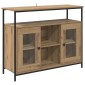 vidaXL Πλαϊνό γραφείο Artisan Oak 100 x 35 x 80 εκ. Επεξεργασμένο Ξύλο