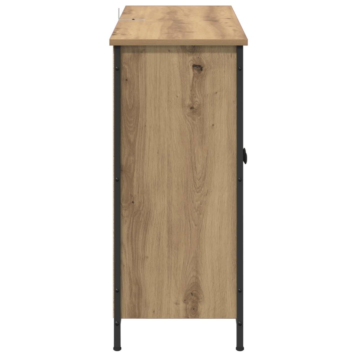 vidaXL Πλαϊνό γραφείο Artisan Oak 100 x 33 x 75 εκ Επεξεργασμένο Ξύλο