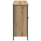 vidaXL Πλαϊνό γραφείο Artisan Oak 100 x 33 x 75 εκ Επεξεργασμένο Ξύλο