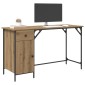 vidaXL Γραφείο Υπολογιστή Artisan Oak 131 x 48 x 75 εκ.