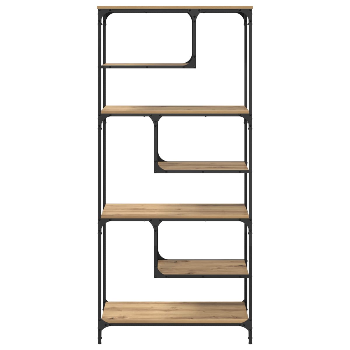 vidaXL Βιβλιοθήκη 6 επιπέδων 81 x 36 x 176 εκ Επεξεργασμένο Ξύλο