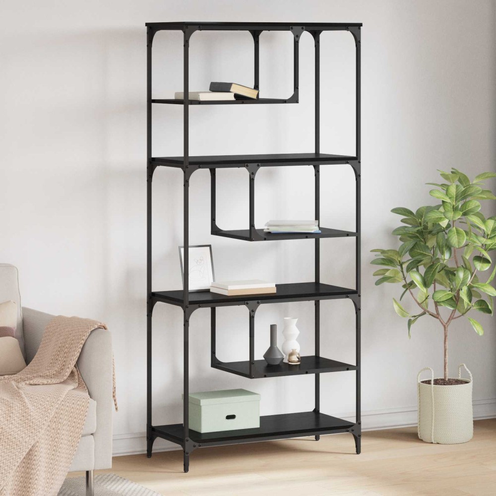 vidaXL Βιβλιοθήκη 6 επιπέδων 81 x 36 x 176 εκ Επεξεργασμένο Ξύλο