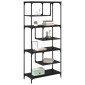 vidaXL Βιβλιοθήκη 6 επιπέδων 81 x 36 x 176 εκ Επεξεργασμένο Ξύλο