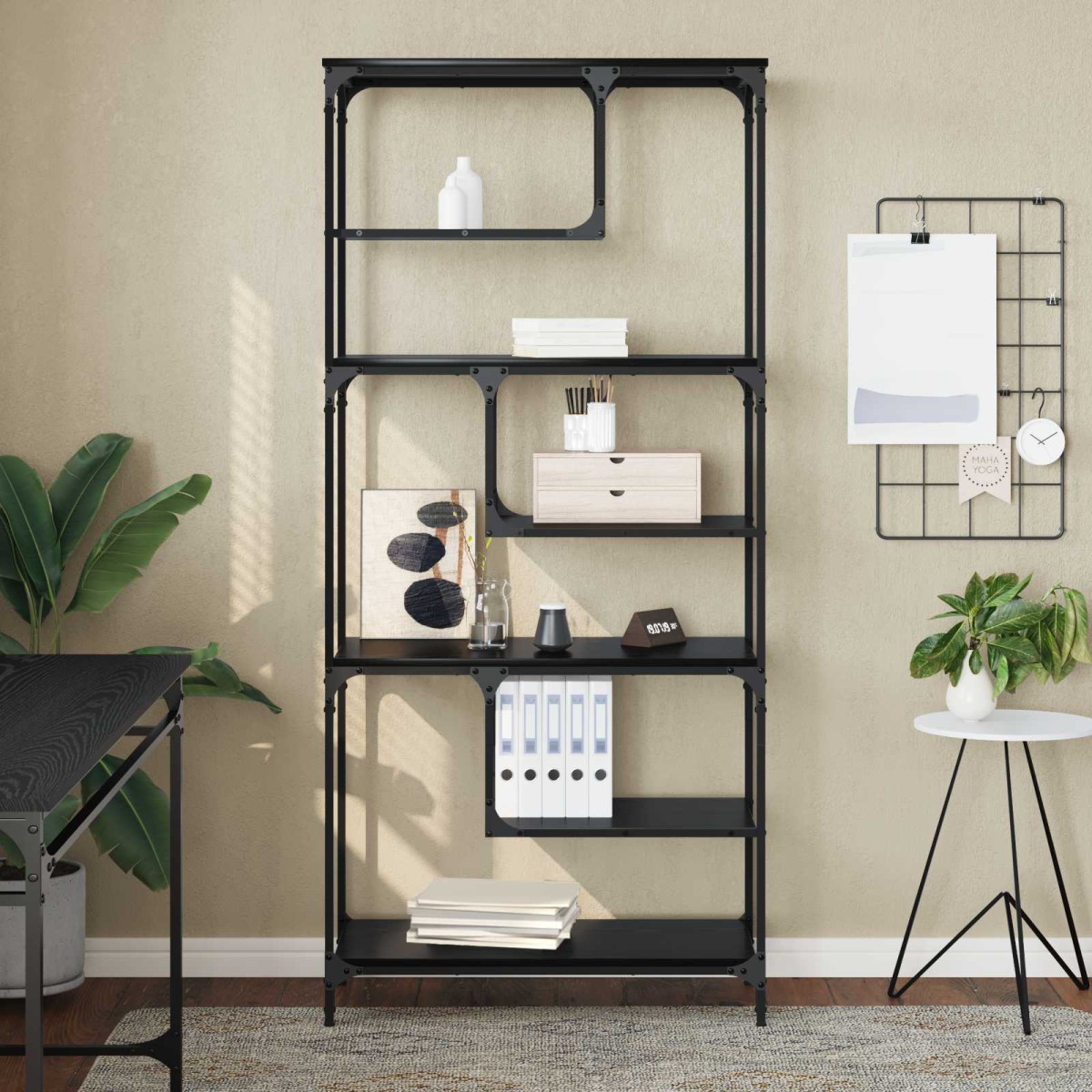 vidaXL Βιβλιοθήκη 6 επιπέδων 81 x 36 x 176 εκ Επεξεργασμένο Ξύλο