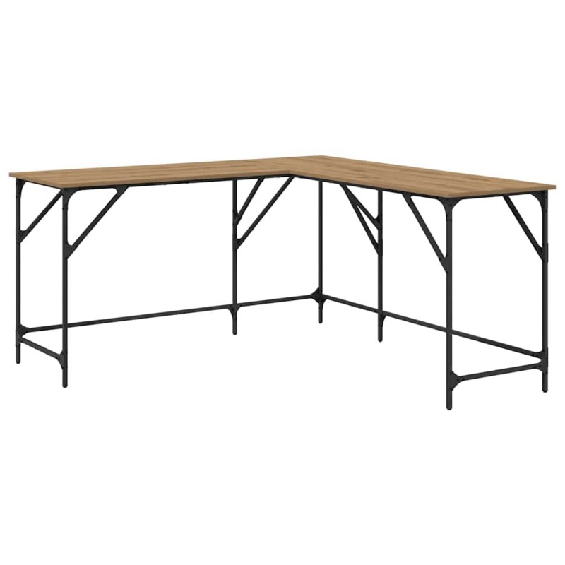 vidaXL Γραφείο Artisan Oak Επεξεργασμένο Ξύλο 149 x 149 x 75 εκ.