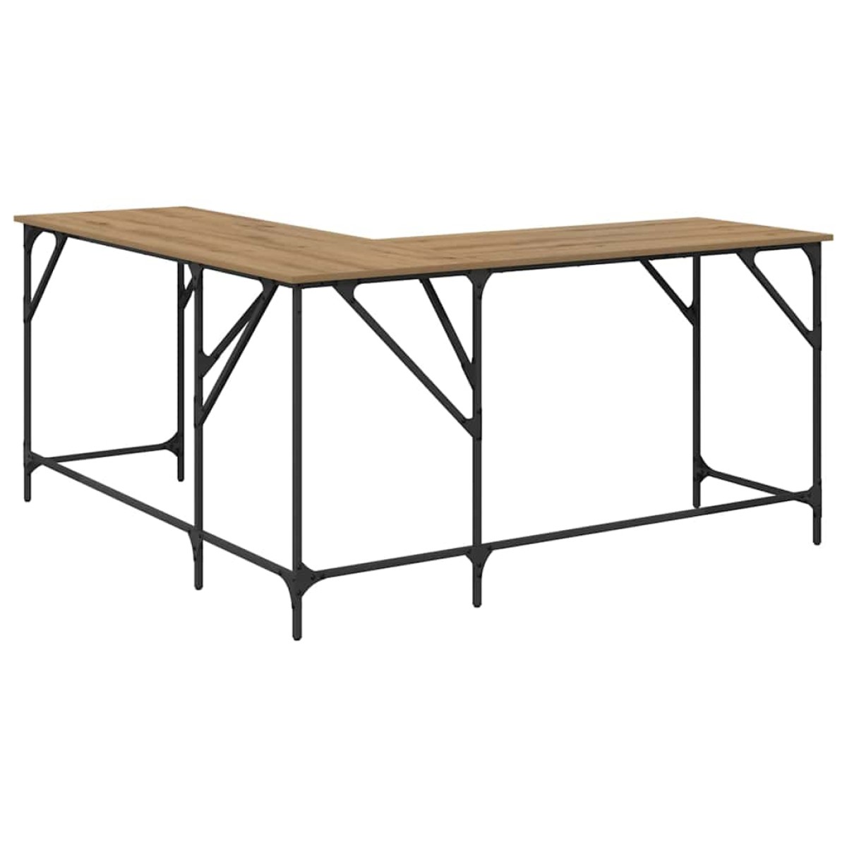 vidaXL Γραφείο Artisan Oak Επεξεργασμένο Ξύλο 149 x 149 x 75 εκ.