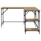 vidaXL Γραφείο Artisan Oak 139 x 139 x 75 εκ. Επεξεργασμένο Ξύλο
