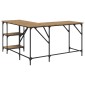 vidaXL Γραφείο Artisan Oak 139 x 139 x 75 εκ. Επεξεργασμένο Ξύλο