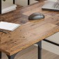 vidaXL Γραφείο Παλιό Ξύλο 139 x 139 x 75 εκ. Επεξεργασμένο Ξύλο