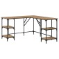 vidaXL Γραφείο Artisan Oak 139 x 139 x 75 εκ. Επεξεργασμένο Ξύλο