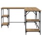 vidaXL Γραφείο Artisan Oak 139 x 139 x 75 εκ. Επεξεργασμένο Ξύλο