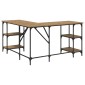 vidaXL Γραφείο Artisan Oak 139 x 139 x 75 εκ. Επεξεργασμένο Ξύλο