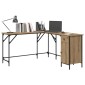 vidaXL Γραφείο Artisan Oak Επεξεργασμένο Ξύλο 141 x 141 x 75 εκ