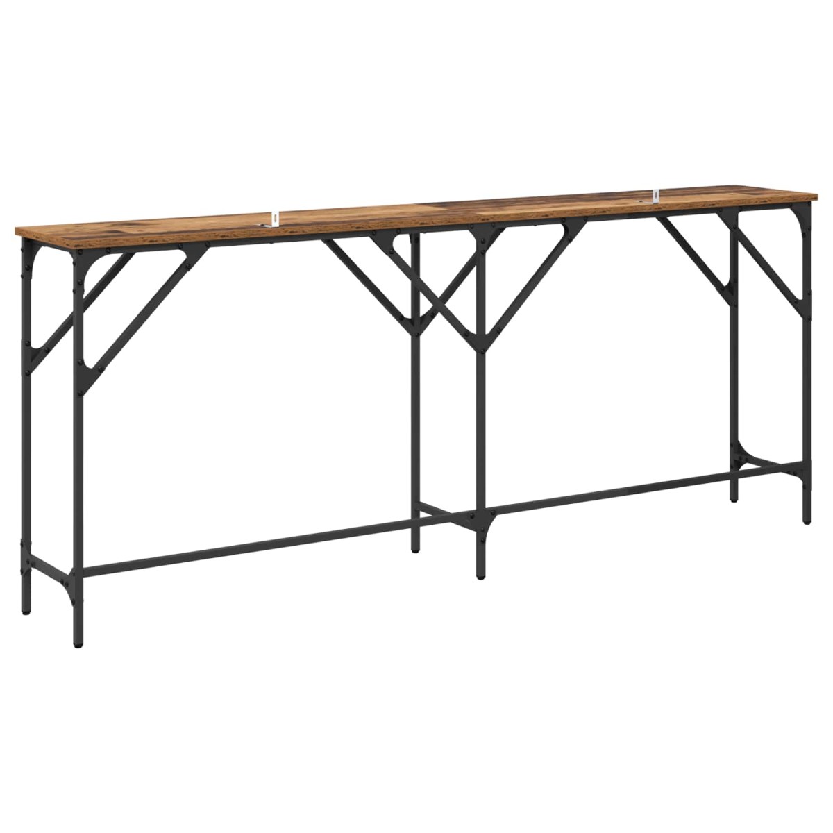 vidaXL Τραπέζι κονσόλας Παλιό Ξύλο 180 x 30 x 75 εκ Επεξεργασμένο Ξύλο