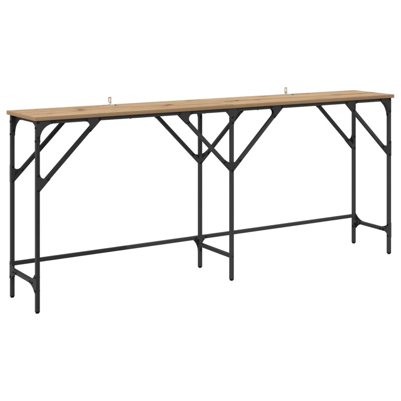 vidaXL Τραπέζι κονσόλας Artisan Oak 180 x 30 x 75 εκ