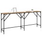 vidaXL Τραπέζι κονσόλας Artisan Oak 180 x 30 x 75 εκ
