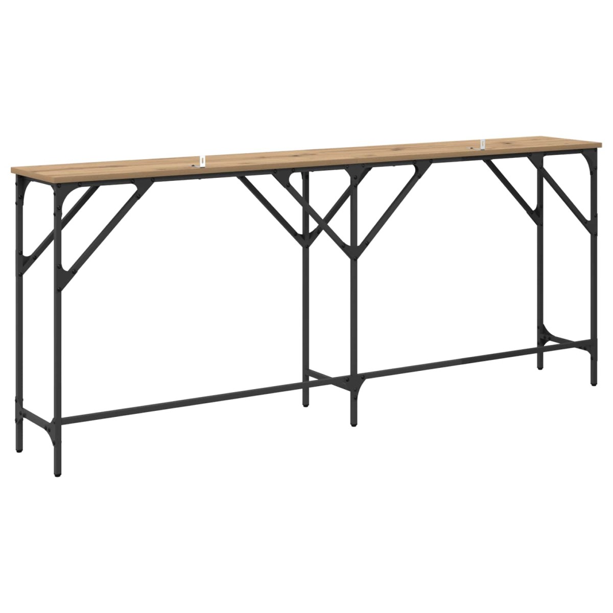 vidaXL Τραπέζι κονσόλας Artisan Oak 180 x 30 x 75 εκ