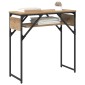 vidaXL ΤραπέζιΚονσόλας Artisan Oak Επεξεργασμένο Ξύλο 75x30x75εκ.