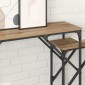 vidaXL Τραπέζι κονσόλας 2 τμχ. Artisan Oak 100 x 28 x 75 εκ.