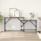 vidaXL Τραπέζι κονσόλας 2 τμχ. Artisan Oak 100 x 28 x 75 εκ.