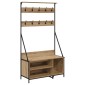 vidaXL Ράφι Ρούχων Artisan Oak 100 x 41 x 184 εκ Επεξεργασμένο Ξύλο