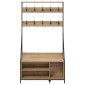 vidaXL Ράφι Ρούχων Artisan Oak 100 x 41 x 184 εκ Επεξεργασμένο Ξύλο