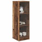 vidaXL Highboard Παλιό Ξύλο 35 x 37 x 109 εκ Επεξεργασμένο Ξύλο