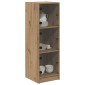 vidaXL Highboard Artisan Oak 35 x 37 x 109 εκ Επεξεργασμένο Ξύλο