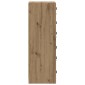 vidaXL Highboard Artisan Oak 35 x 37 x 109 εκ Επεξεργασμένο Ξύλο