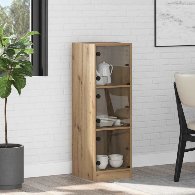 vidaXL Highboard Artisan Oak 35 x 37 x 109 εκ Επεξεργασμένο Ξύλο