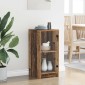 vidaXL Πλαϊνό γραφείο Παλαιό ξύλο 35 x 37 x 76 εκ Επεξεργασμένο Ξύλο