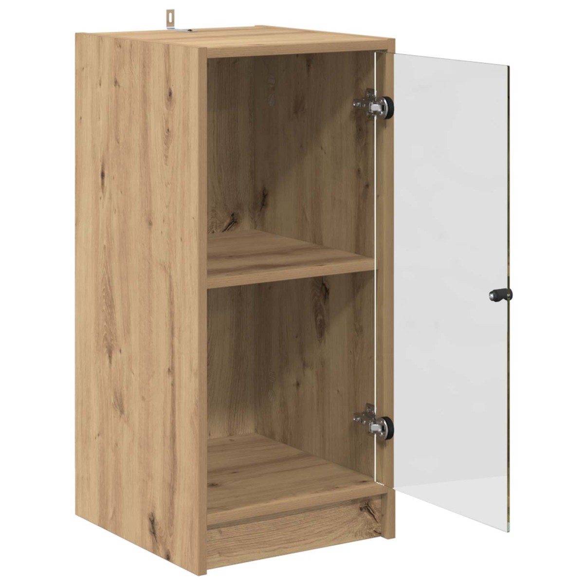 vidaXL Πλαϊνό γραφείο artisan δρυς 35 x 37 x 76 εκ Επεξεργασμένο Ξύλο