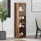 vidaXL Highboard Παλιό Ξύλο 35 x 37 x 142 εκ Επεξεργασμένο Ξύλο