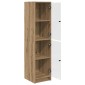 vidaXL Highboard Artisan Oak 35 x 37 x 142 εκ Επεξεργασμένο Ξύλο