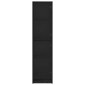 vidaXL Highboard Μαύρη Οξυά 35 x 37 x 142 εκ Επεξεργασμένο Ξύλο