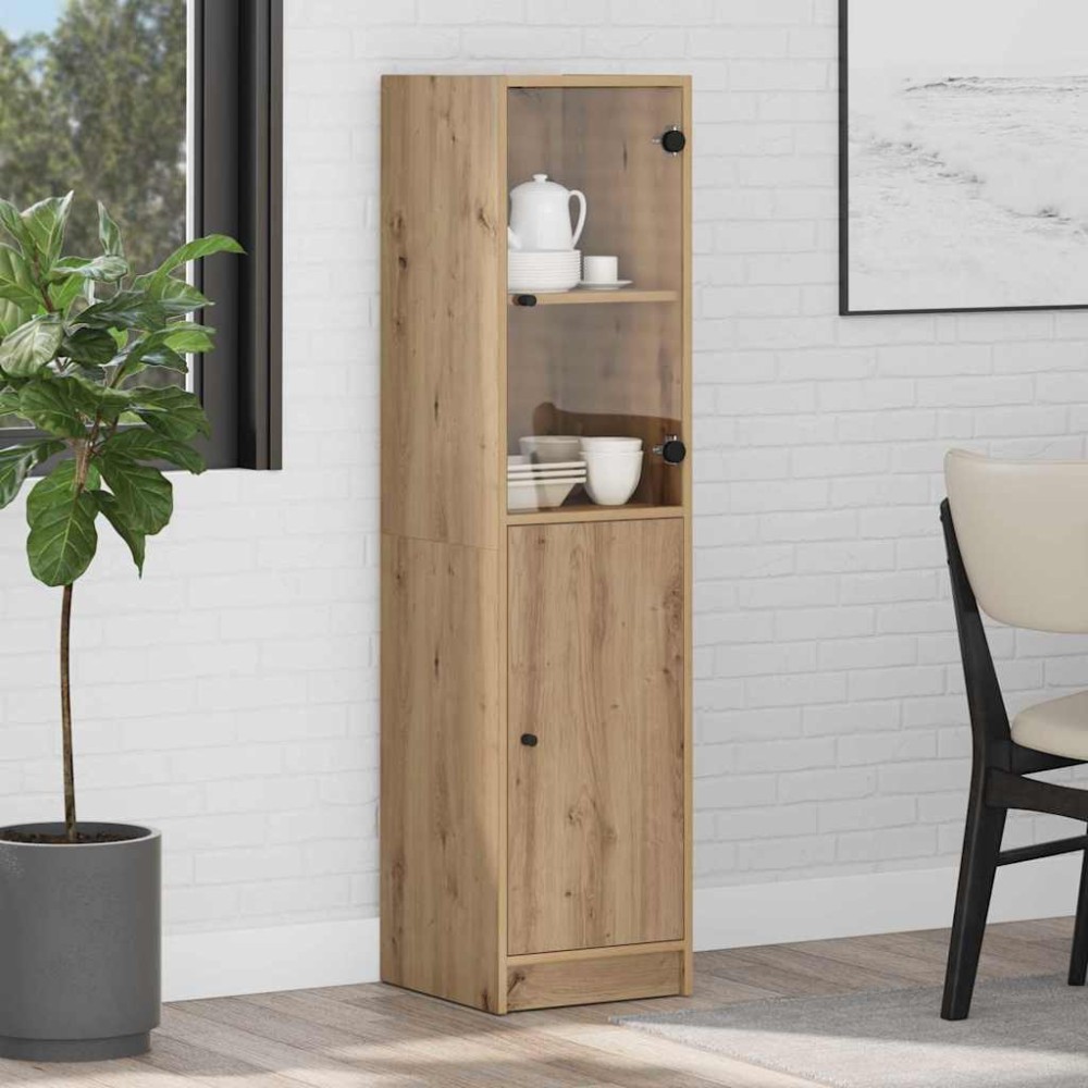 vidaXL Highboard Artisan Oak 35 x 37 x 142 εκ Επεξεργασμένο Ξύλο