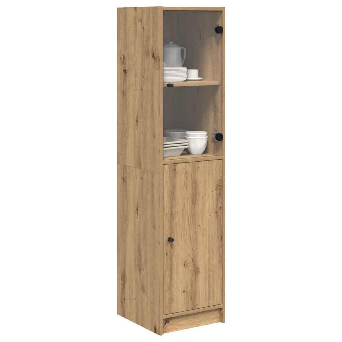 vidaXL Highboard Artisan Oak 35 x 37 x 142 εκ Επεξεργασμένο Ξύλο