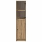 vidaXL Highboard Artisan Oak 35 x 37 x 142 εκ Επεξεργασμένο Ξύλο
