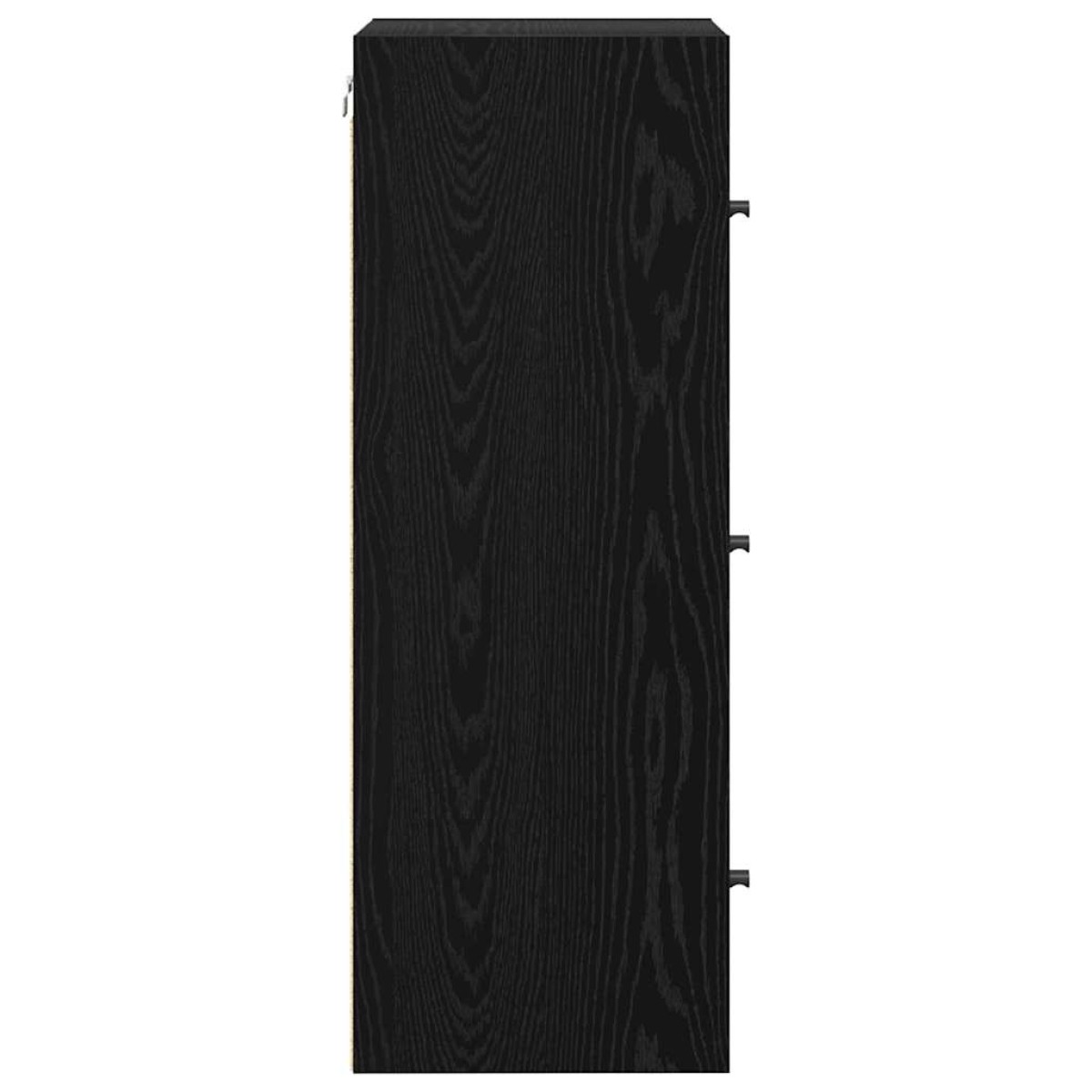 vidaXL Ντουλάπα Τοίχου 35 x 37 x 102 εκ. Επεξεργασμένο Ξύλο Μαύρη Οξυά