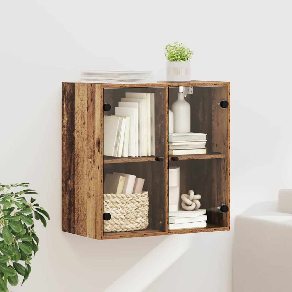 vidaXL Ντουλάπα Τοίχου 68 x 37 x 68,5 εκ Επεξεργασμένο Ξύλο Παλιό Ξύλο