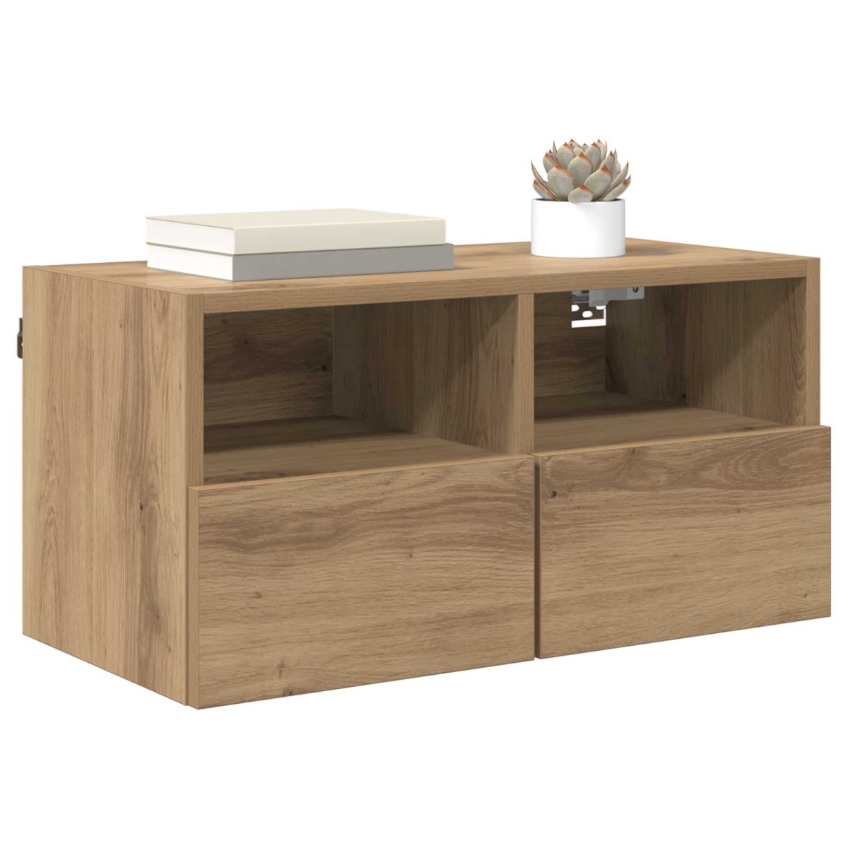vidaXL Βάσεις τηλεόρασης 2 τμχ. Artisan Oak Επεξεργασμένο Ξύλο