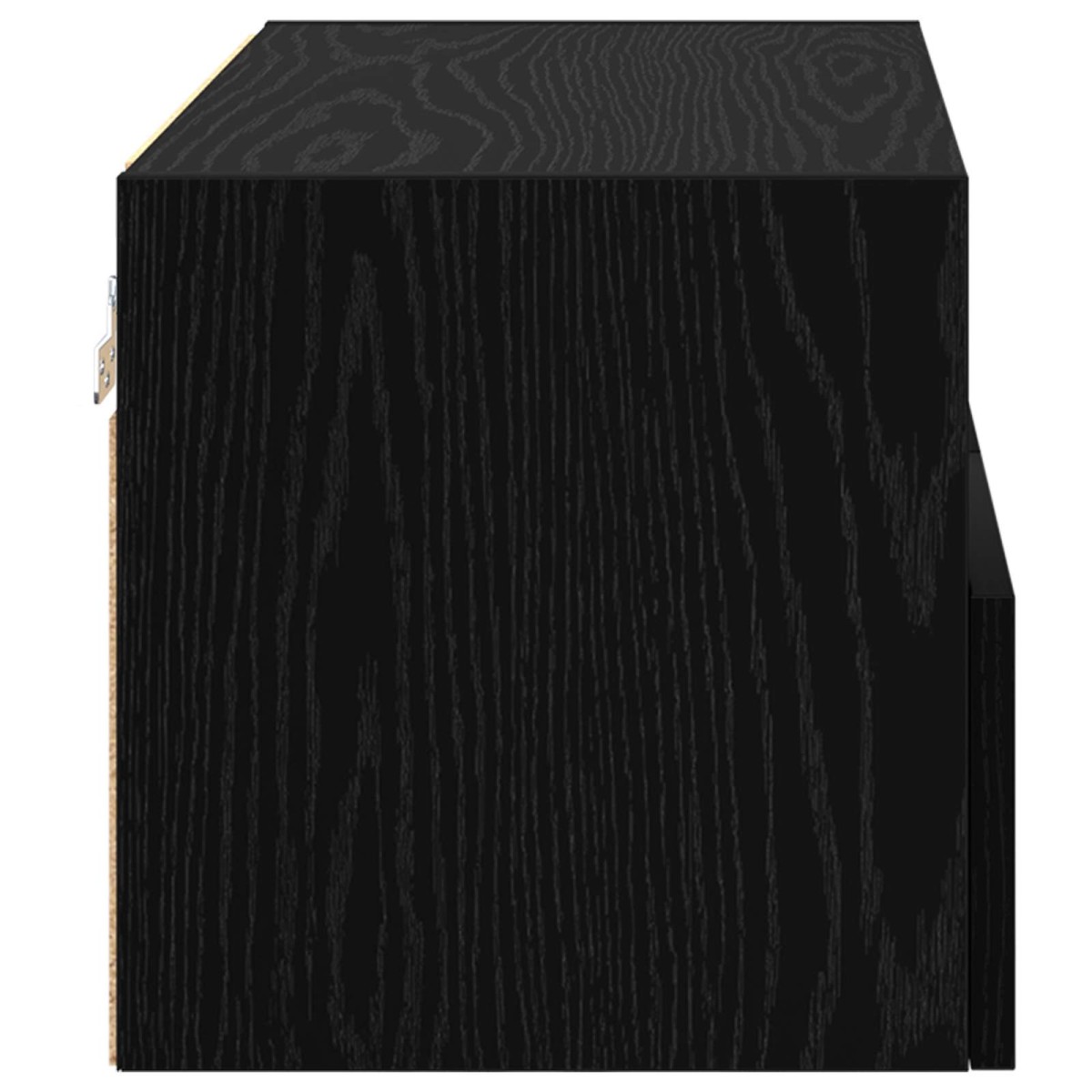 vidaXL Ντουλάπι Τηλεόρασης Τοίχου 60 x 30 x 30 cm Μαύρη Οξυά