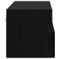 vidaXL Ντουλάπι Τηλεόρασης Τοίχου 60 x 30 x 30 cm Μαύρη Οξυά