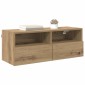 vidaXL Ντουλάπι Τηλεόρασης Τοίχου 80 x 30 x 30 εκ Artisan Oak