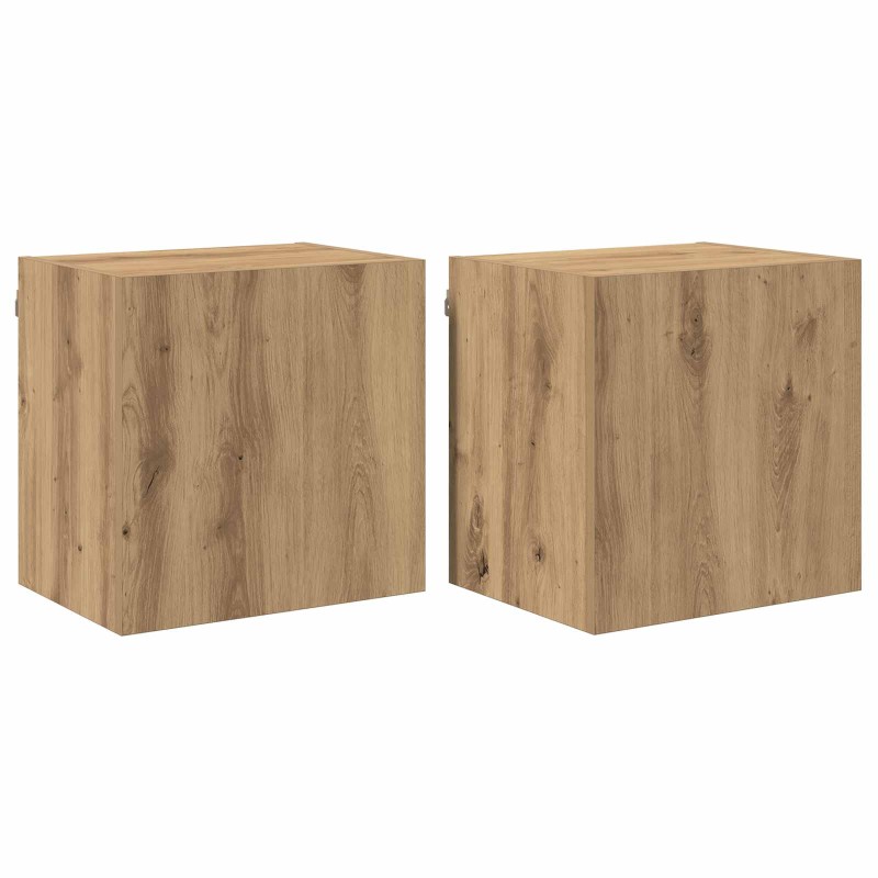 vidaXL Βάσεις τηλεόρασης 2 τμχ. Artisan Oak Επεξεργασμένο Ξύλο