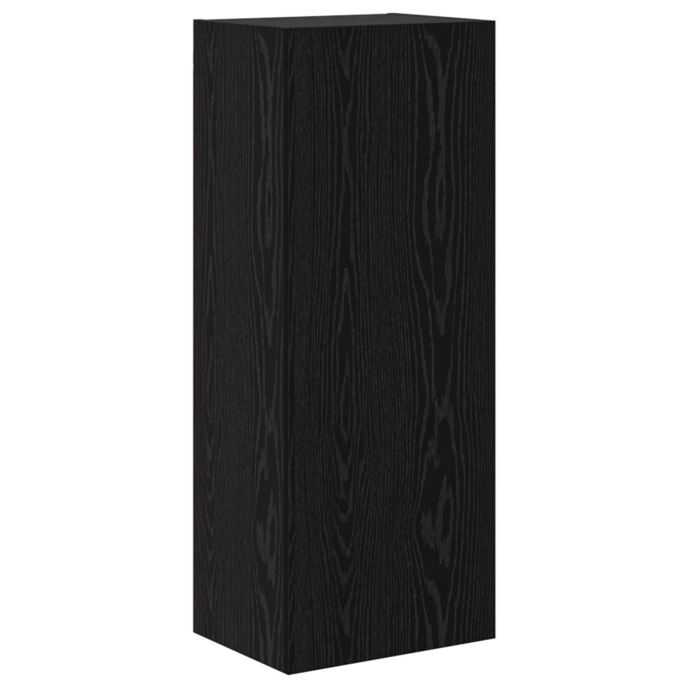 vidaXL Ντουλάπι Τηλεόρασης Τοίχου 40,5 x 30 x 102 εκ. Μαύρη Οξυά