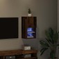 vidaXL Κρεμαστός θρανίο τηλεόρασης 30,5 x 30 x 60 εκ. Παλιό ξύλο