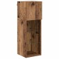 vidaXL Κρεμαστός θρανίο τηλεόρασης 30,5 x 30 x 90 cm Παλιό ξύλο