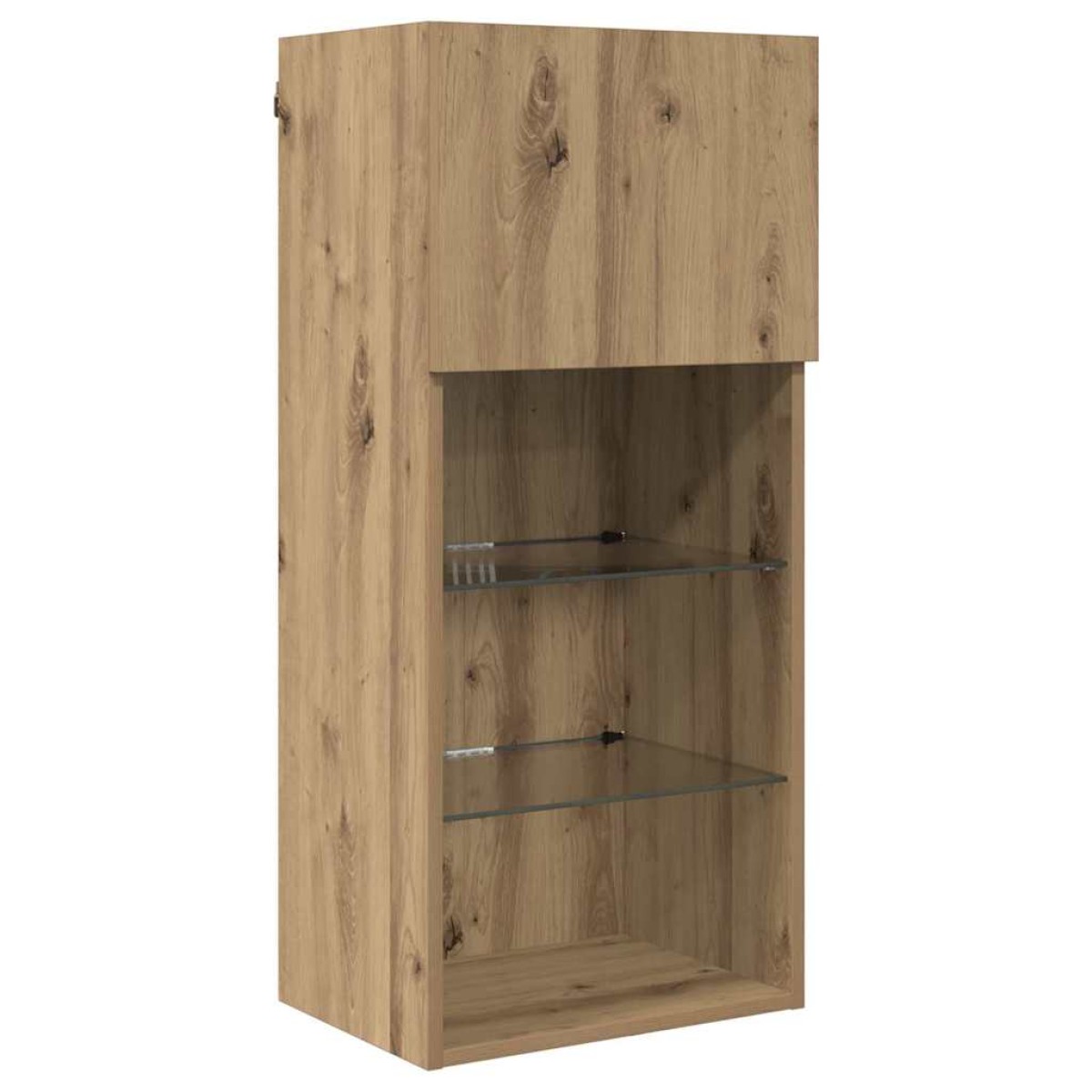 vidaXL Τοίχου ντουλάπες τηλεόρασης 2 τμχ. Artisan Oak